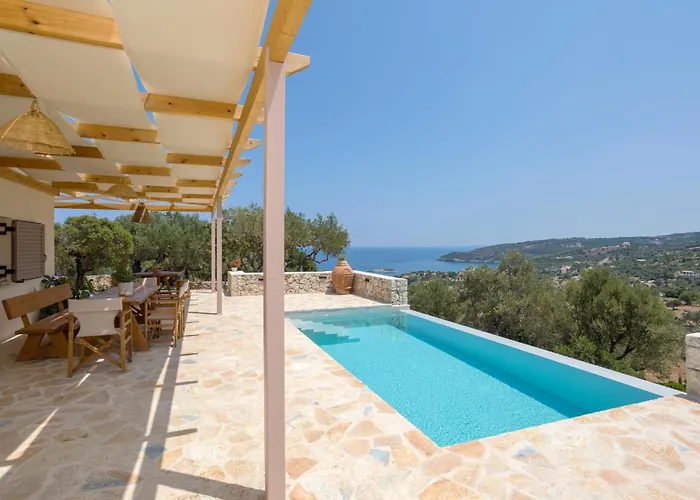 Seva Sea View - Perfect For Romantic Getaways With Pool And Sunrise & Sea Views By Mana Gers Skinária
